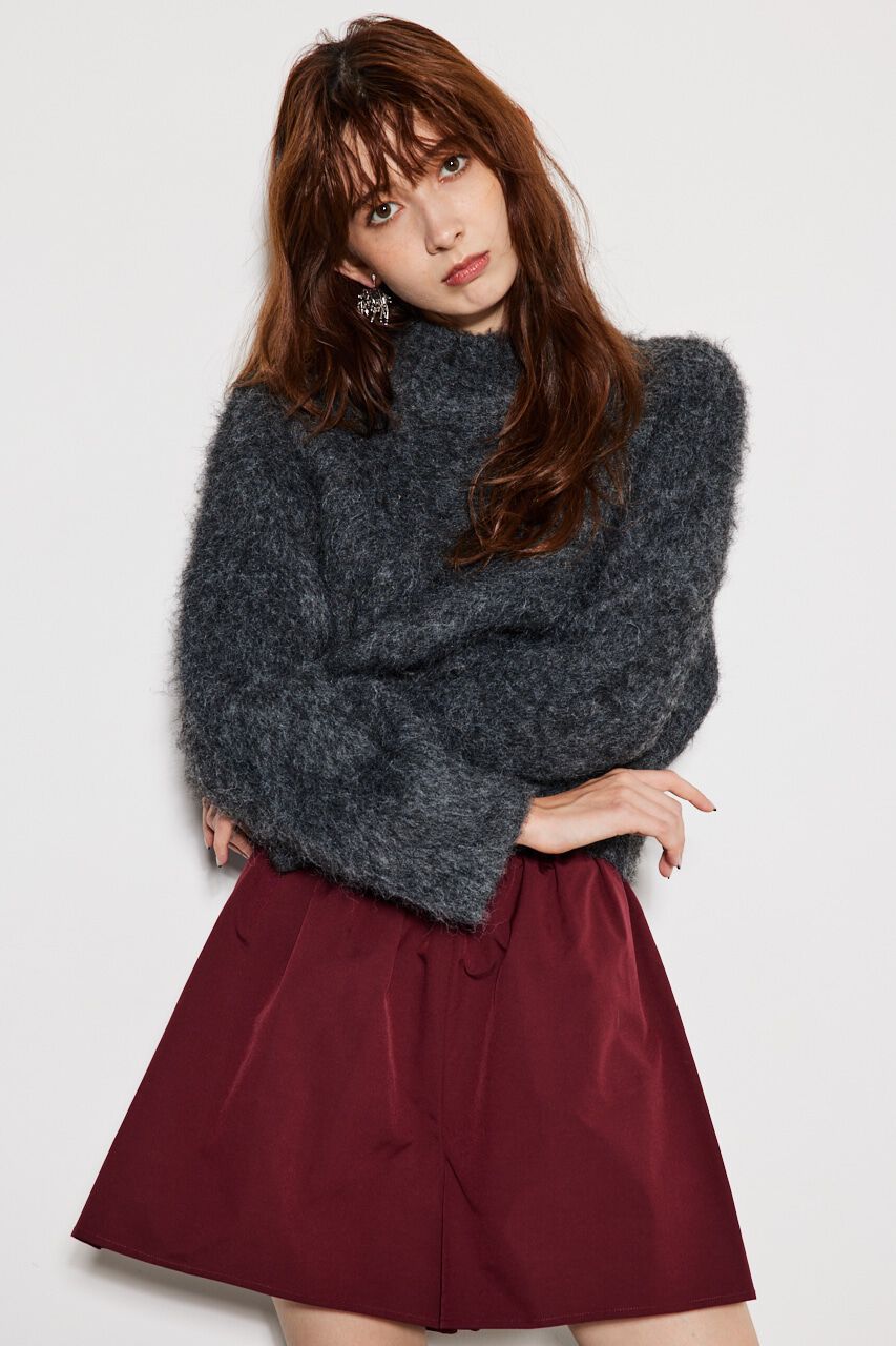 rienda「knitハイネック TOP」|ニット・セーター|