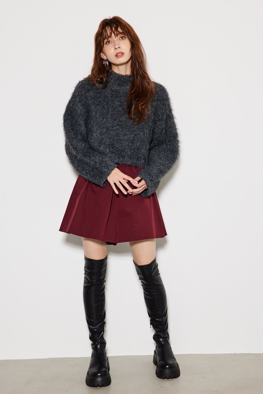 rienda「knitハイネック TOP」|ニット・セーター|