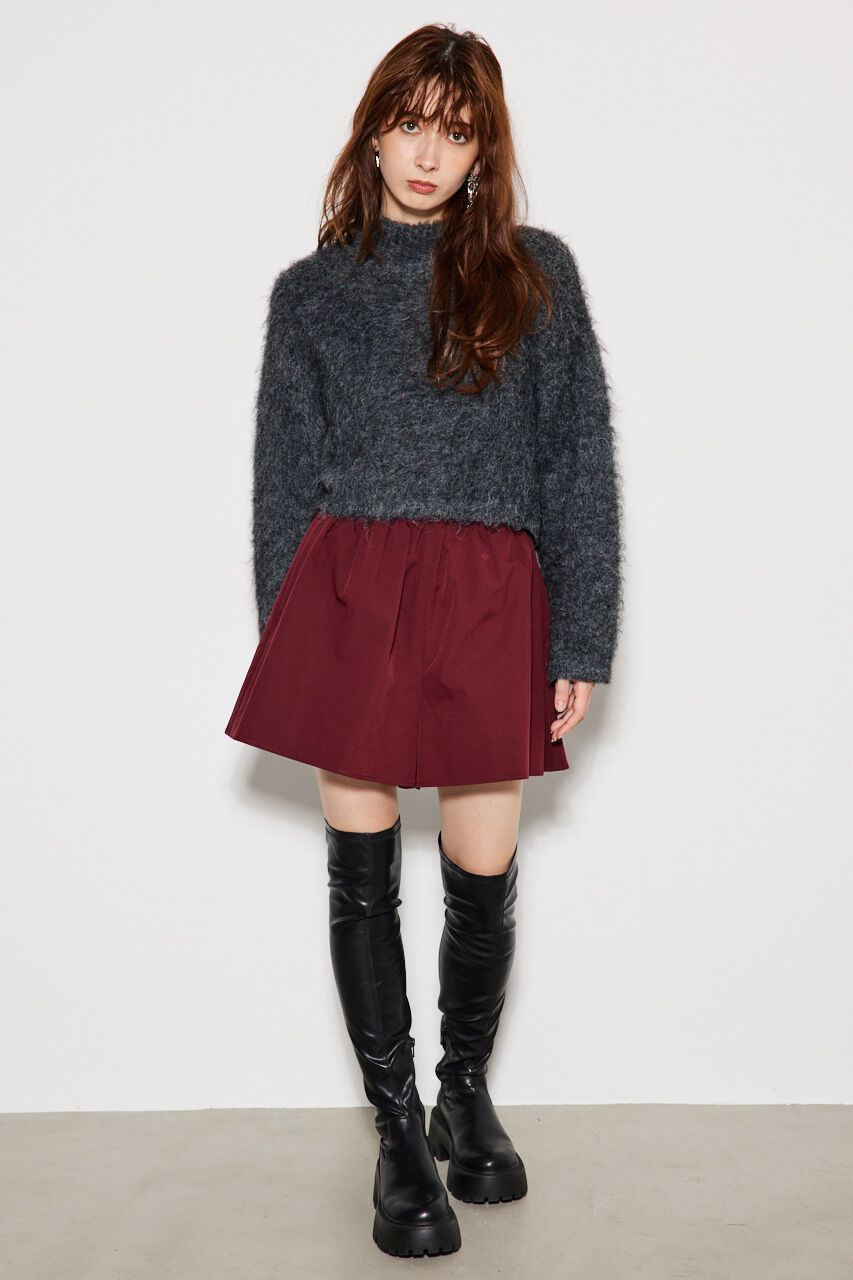 rienda「knitハイネック TOP」|ニット・セーター|