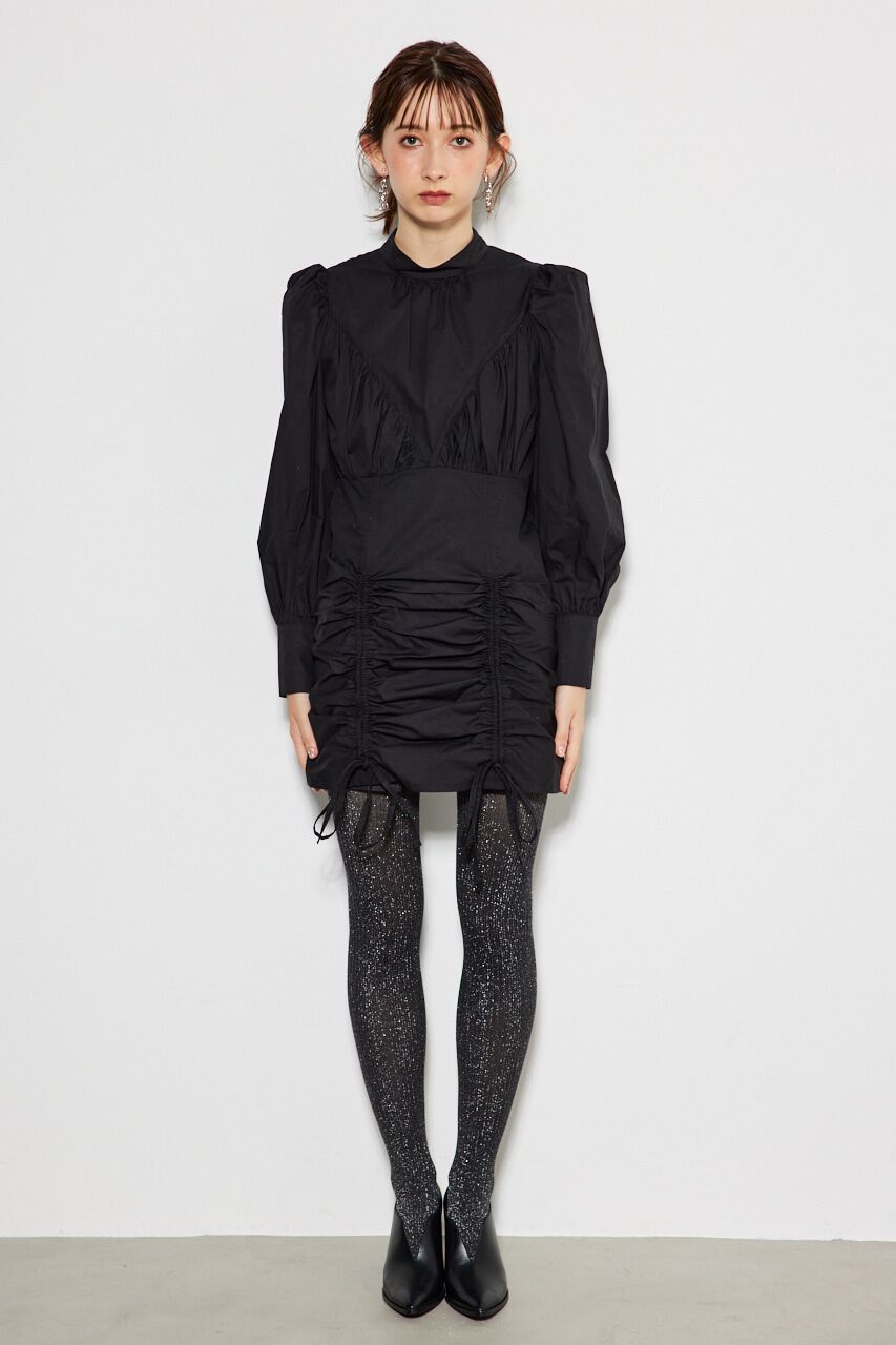 rienda「ビスチェデザインドローストリングmini OP」|ワンピース|