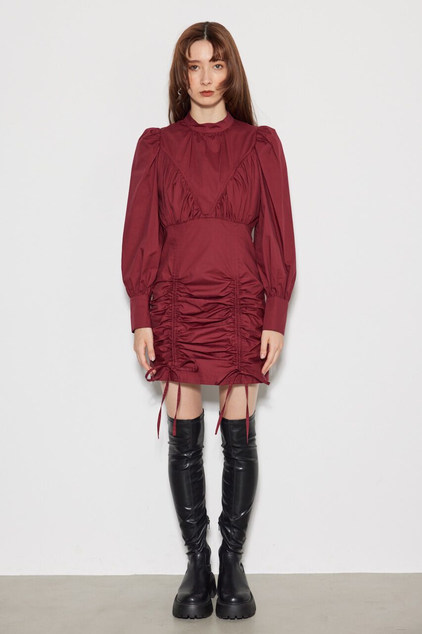 rienda「ビスチェデザインドローストリングmini OP」|ワンピース|