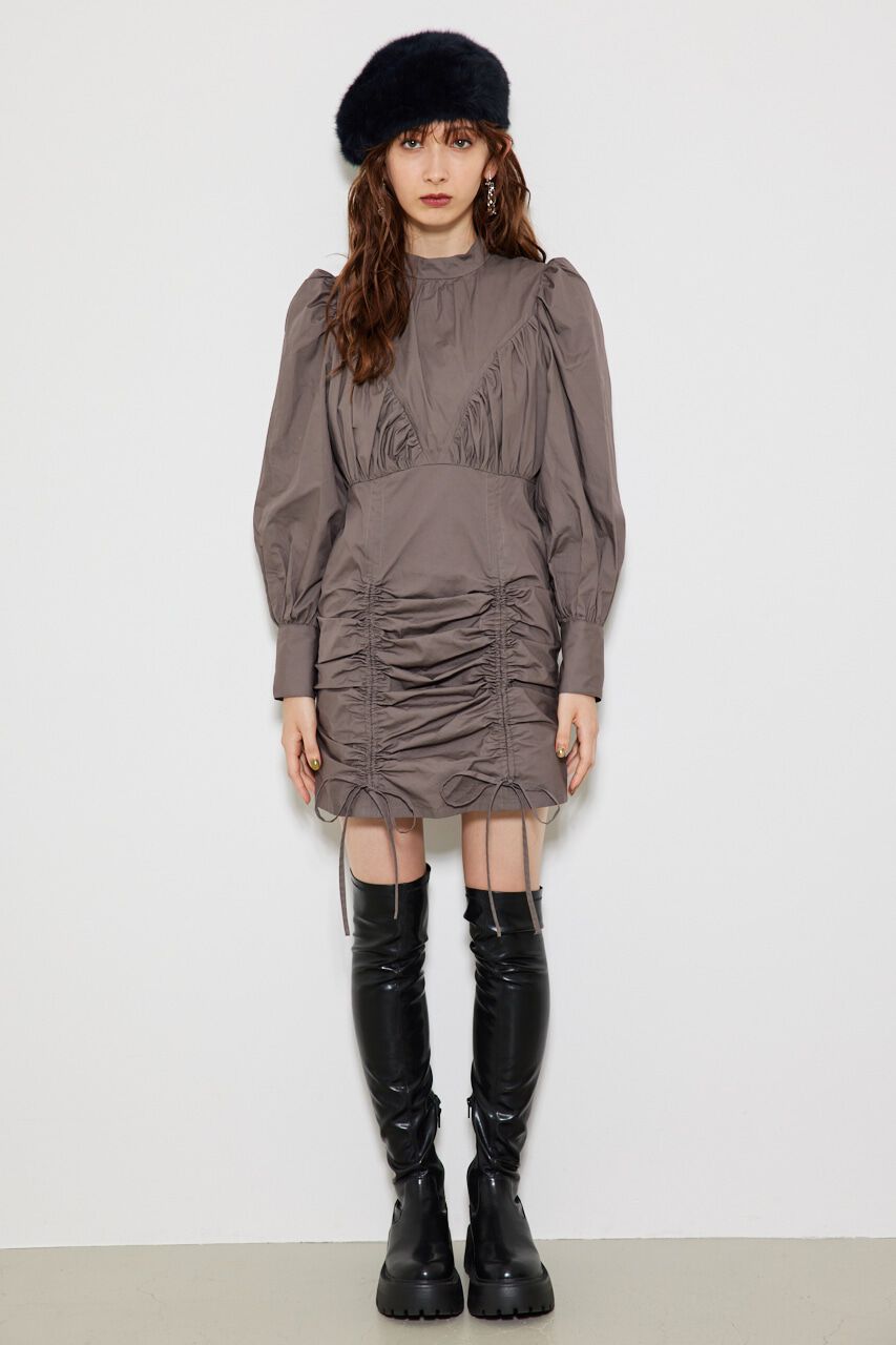 rienda「ビスチェデザインドローストリングmini OP」|ワンピース|