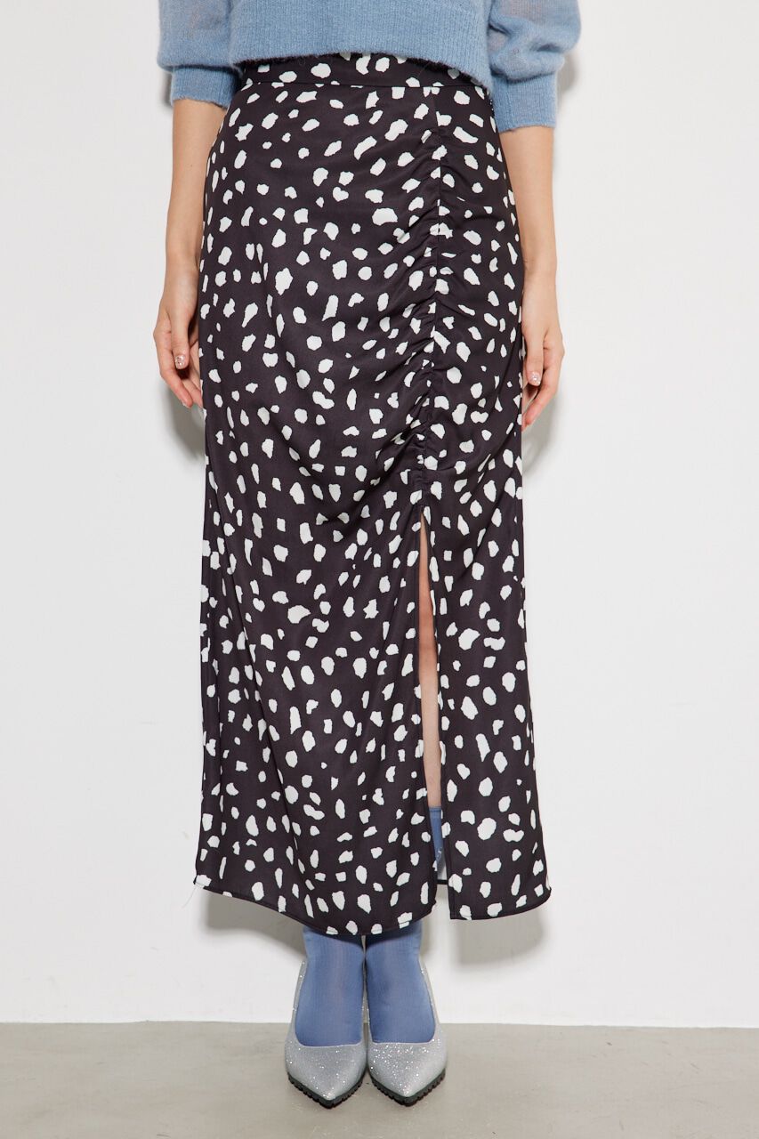 rienda「ハイスリットJWギャザーSK」|スカート|