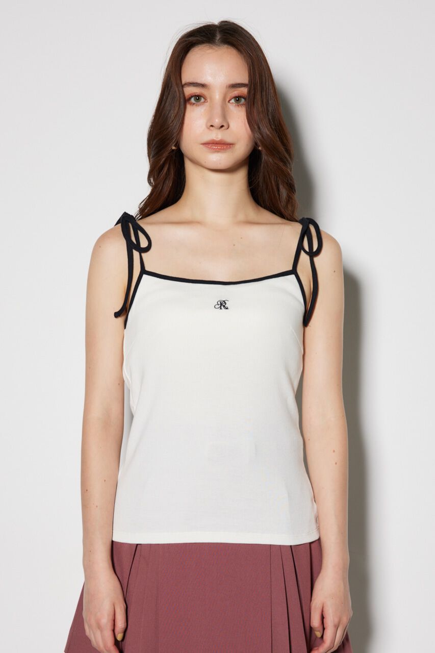 rienda「カップ付きリボンキャミトップス」|キャミソール|