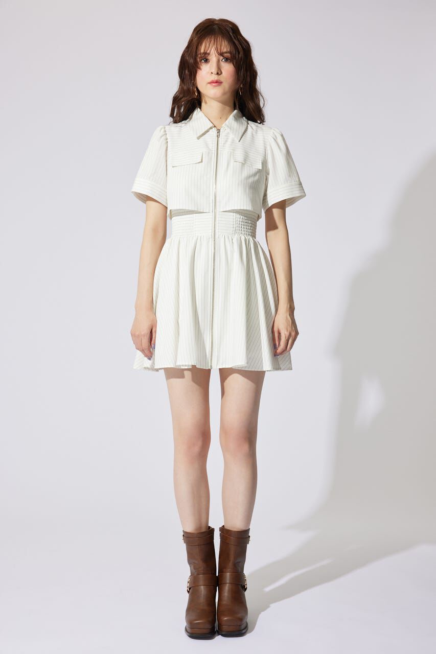 rienda「バストフレアミニワンピース」|ワンピース|