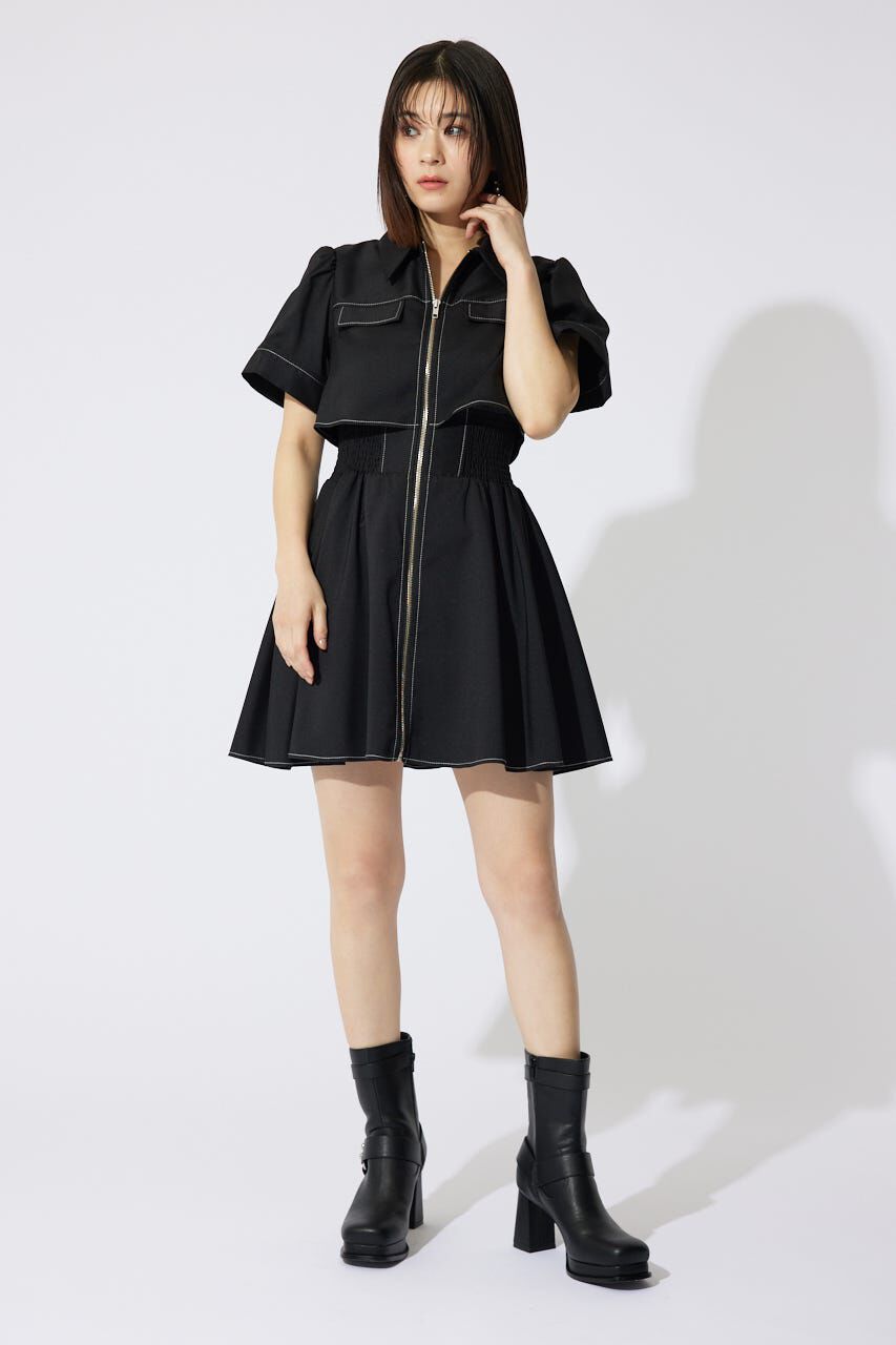 rienda「バストフレアミニワンピース」|ワンピース|