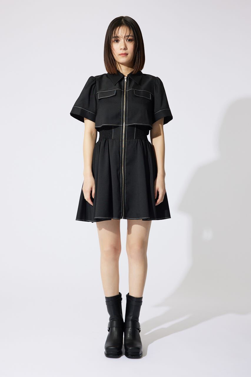 rienda「バストフレアミニワンピース」|ワンピース|