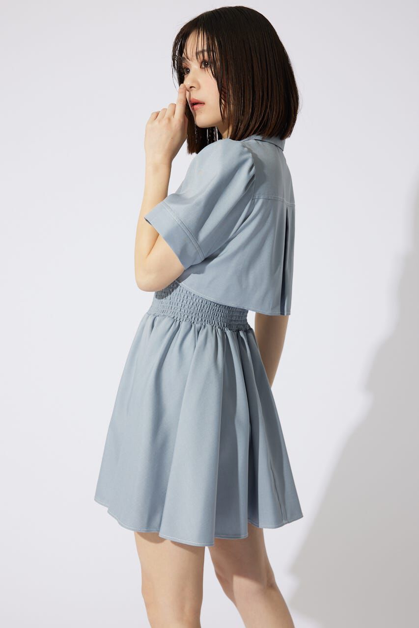 rienda「バストフレアミニワンピース」|ワンピース|