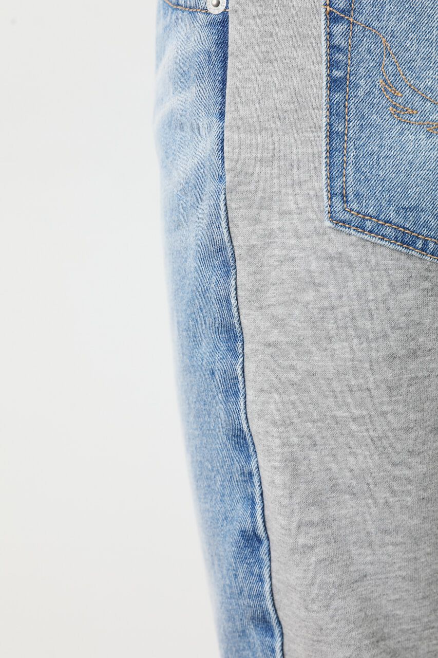 RODEO CROWNS「コンビテーパードパンツ」|デニム|