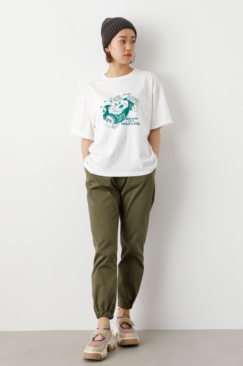 RODEO CROWNS「Go Maples Tシャツ」|Tシャツ・カットソー|O/WHT1
