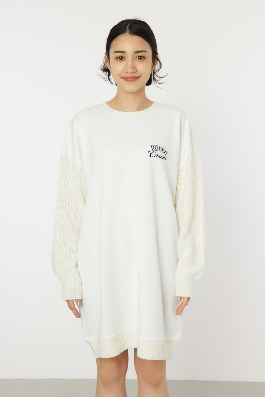 RODEO CROWNS「ドッキングロゴニットワンピース」|ワンピース|