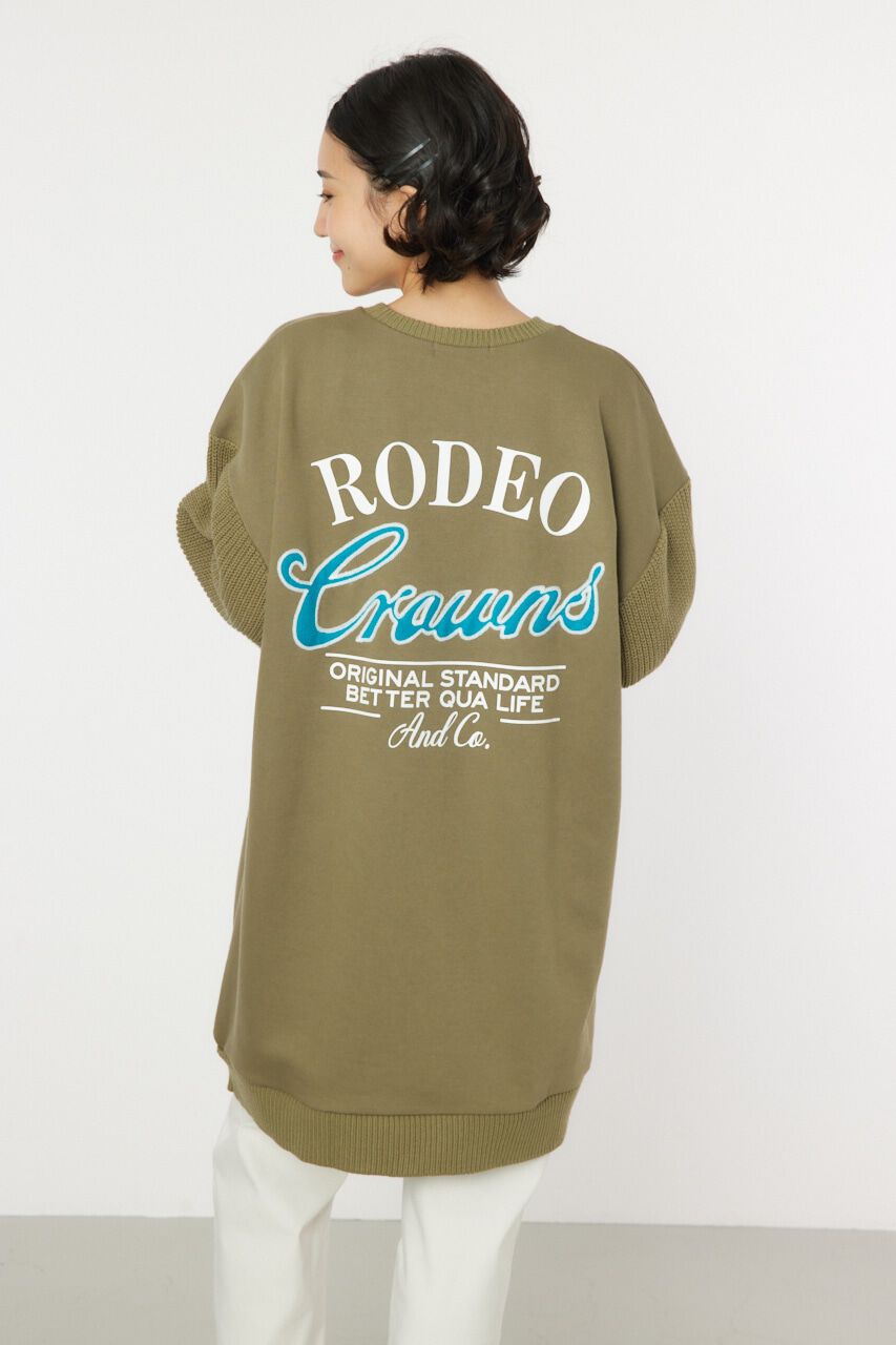 RODEO CROWNS「ドッキングロゴニットワンピース」|ワンピース|