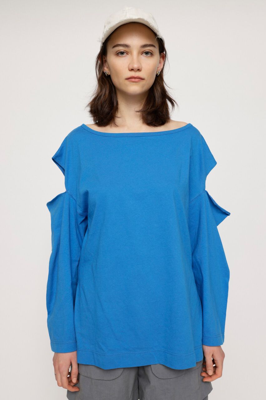 SLY「OPEN SHOULDER CUT トップス」|Tシャツ・カットソー|