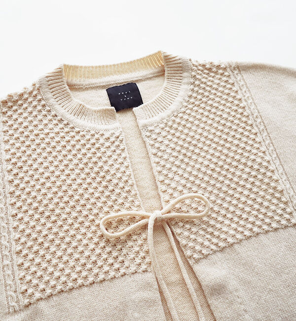 オオカミとフクロウ「オオカミとゼンマイ仕掛けのペロ」|ニット・セーター|