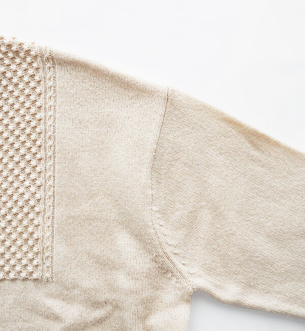 オオカミとフクロウ「オオカミとゼンマイ仕掛けのペロ」|ニット・セーター|