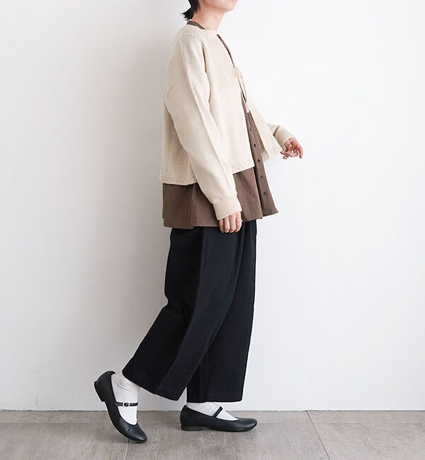 オオカミとフクロウ「オオカミとゼンマイ仕掛けのペロ」|ニット・セーター|