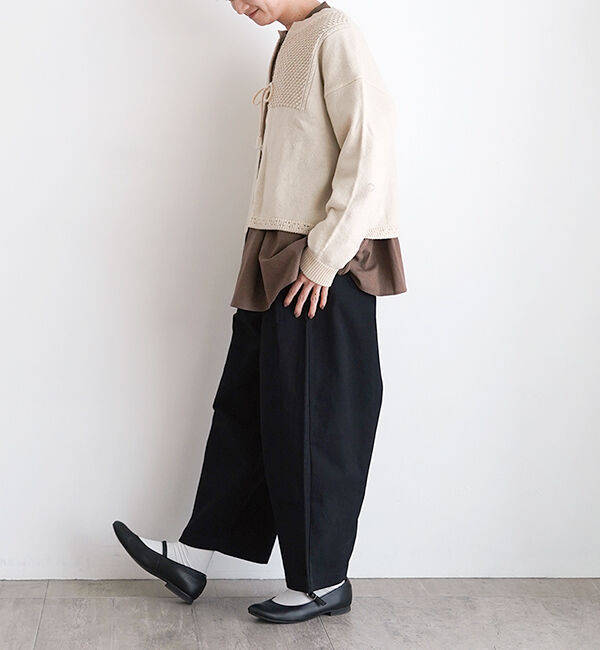 オオカミとフクロウ「オオカミとゼンマイ仕掛けのペロ」|ニット・セーター|