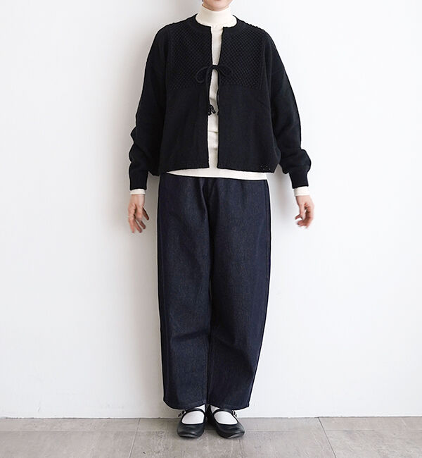 オオカミとフクロウ「オオカミとゼンマイ仕掛けのペロ」|ニット・セーター|