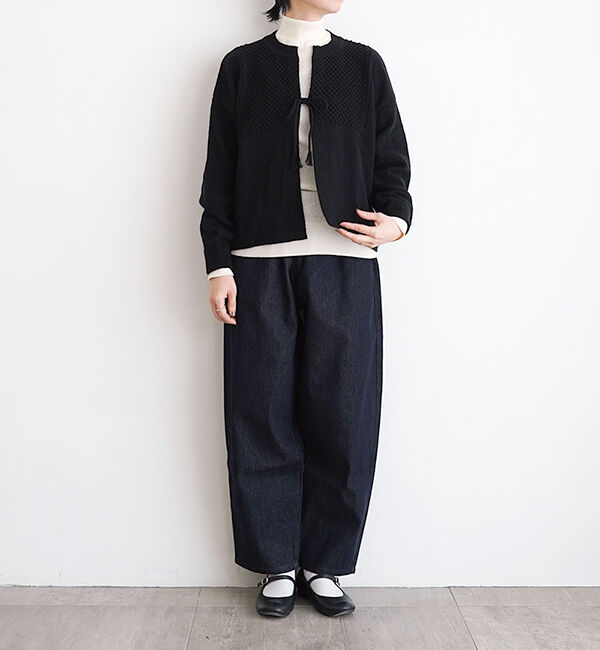 オオカミとフクロウ「オオカミとゼンマイ仕掛けのペロ」|ニット・セーター|