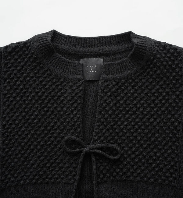 オオカミとフクロウ「オオカミとゼンマイ仕掛けのペロ」|ニット・セーター|