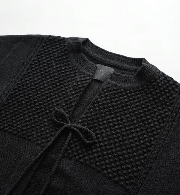 オオカミとフクロウ「オオカミとゼンマイ仕掛けのペロ」|ニット・セーター|