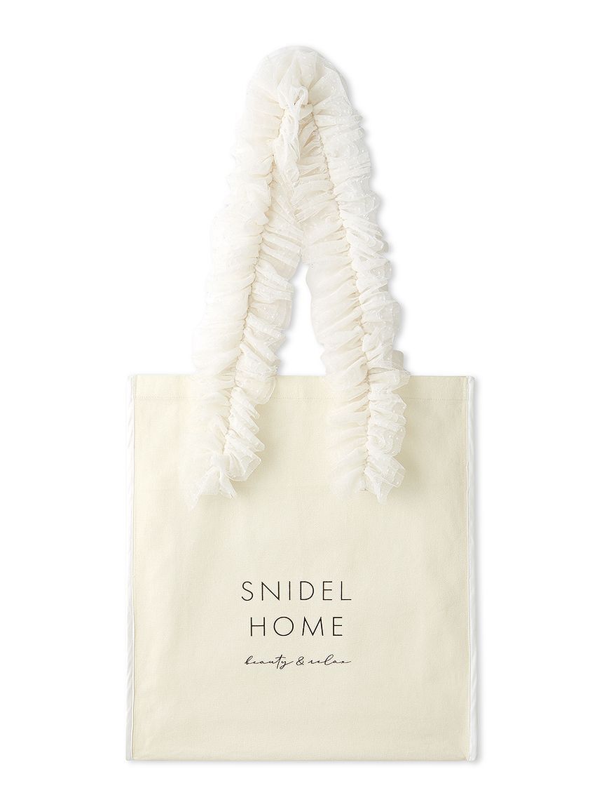 SNIDEL HOME「チュールキャンバスバッグ」|ハンドバッグ|