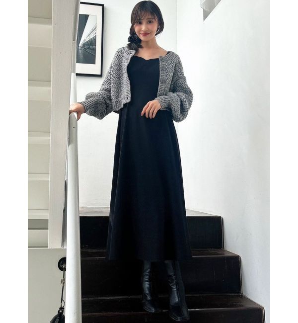 RESEXXY「グリッタールーズニットカーディガン」|カーディガン|