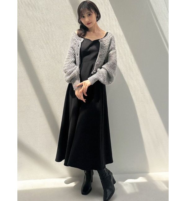 RESEXXY「グリッタールーズニットカーディガン」|カーディガン|