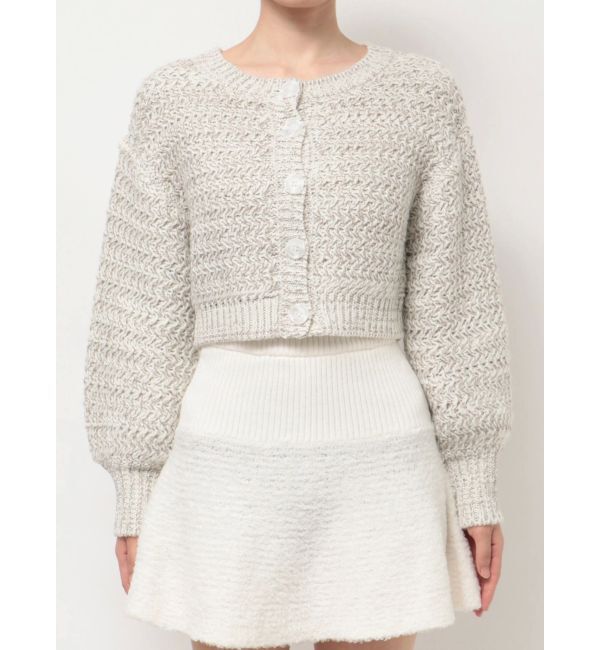 RESEXXY「グリッタールーズニットカーディガン」|カーディガン|