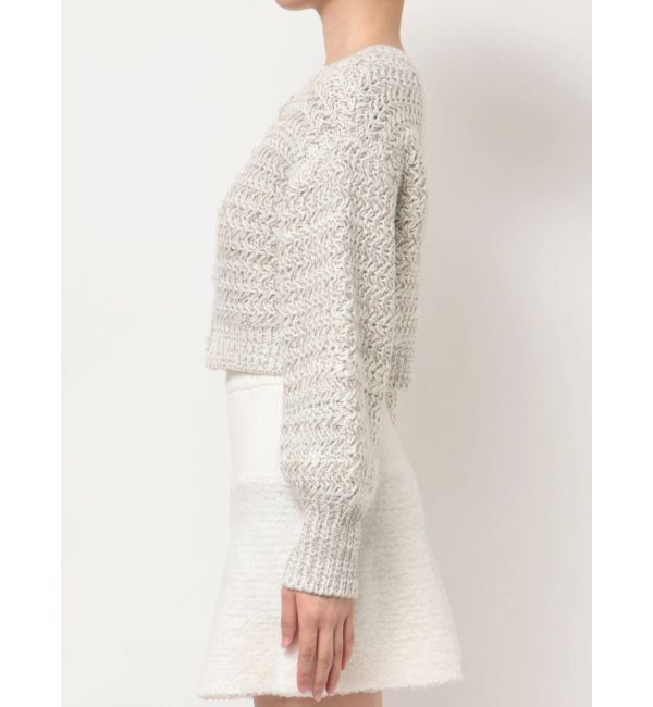 RESEXXY「グリッタールーズニットカーディガン」|カーディガン|