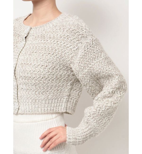 RESEXXY「グリッタールーズニットカーディガン」|カーディガン|