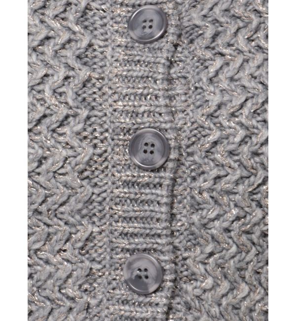 RESEXXY「グリッタールーズニットカーディガン」|カーディガン|