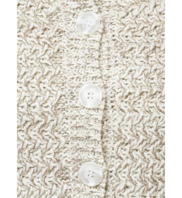 RESEXXY「グリッタールーズニットカーディガン」|カーディガン|