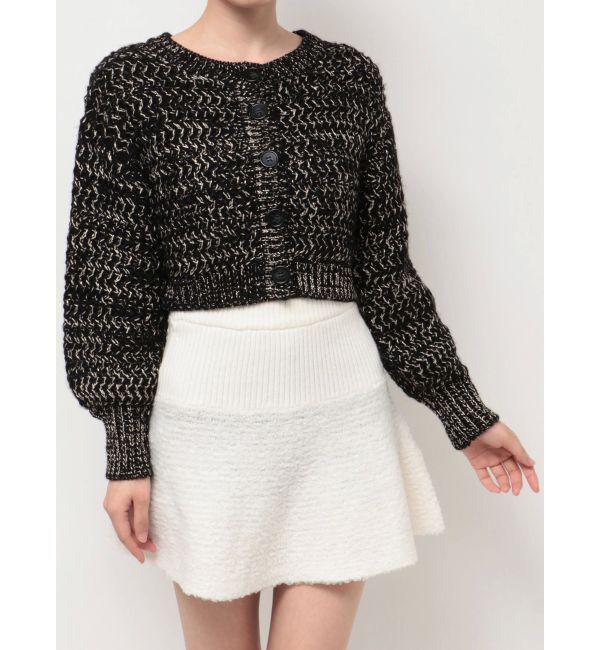 RESEXXY「グリッタールーズニットカーディガン」|カーディガン|