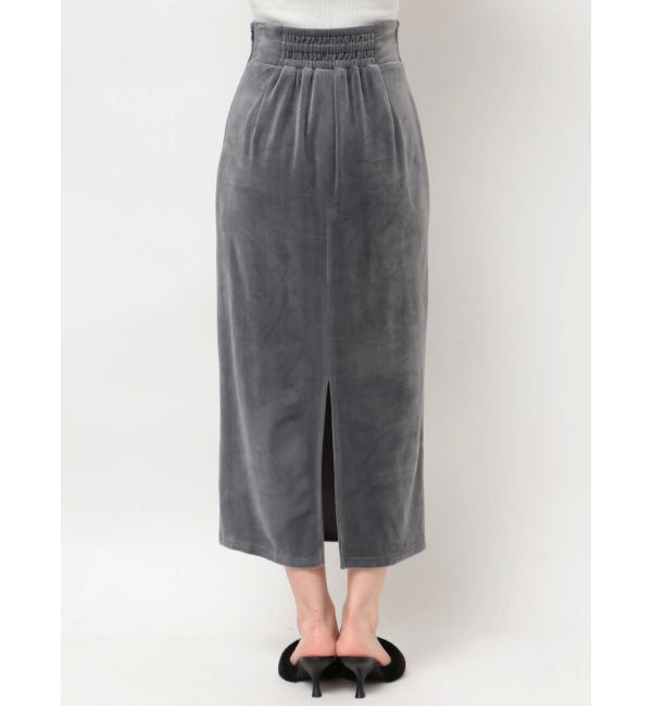 RESEXXY「ベロアIラインスカート」|スカート|