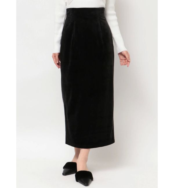 RESEXXY「ベロアIラインスカート」|スカート|