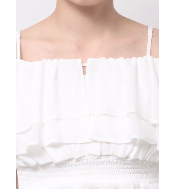 RESEXXY「オフショルシャーリングチュニック」|シャツ・ブラウス|