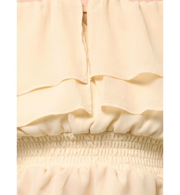 RESEXXY「オフショルシャーリングチュニック」|シャツ・ブラウス|
