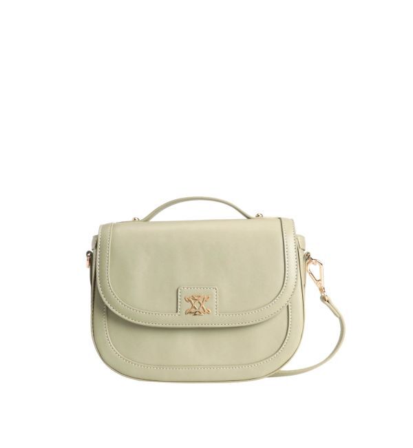 dazzlin「ブローチハーフムーンバッグ」|ハンドバッグ|