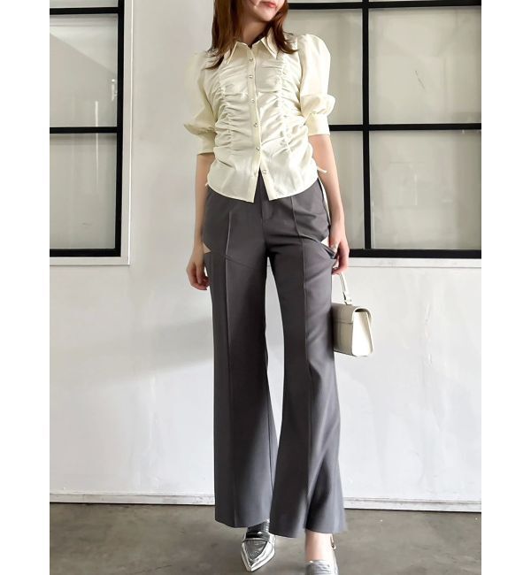 dazzlin「タックスリーブギャザーシャツ」|シャツ・ブラウス|