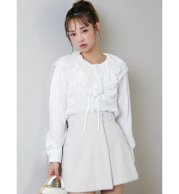 dazzlin「ピエロフリルブラウス」|シャツ・ブラウス|