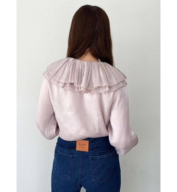 dazzlin「ピエロフリルブラウス」|シャツ・ブラウス|