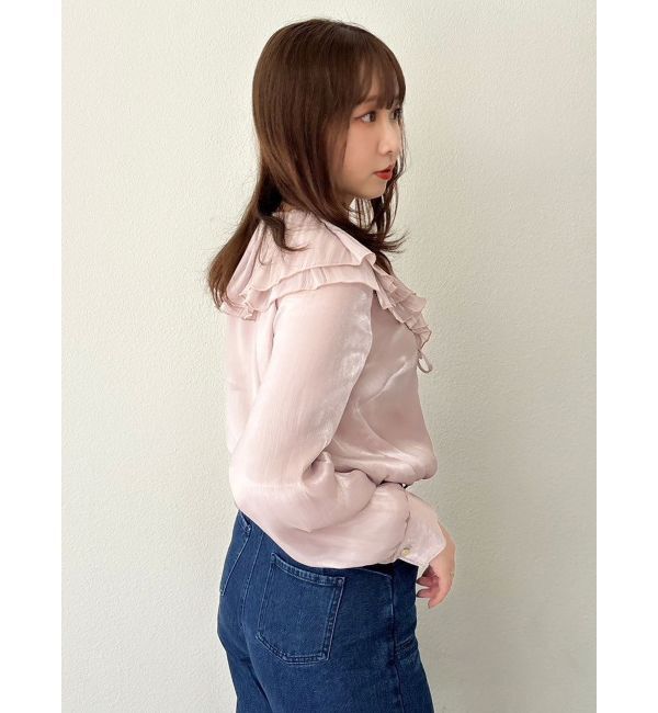 dazzlin「ピエロフリルブラウス」|シャツ・ブラウス|