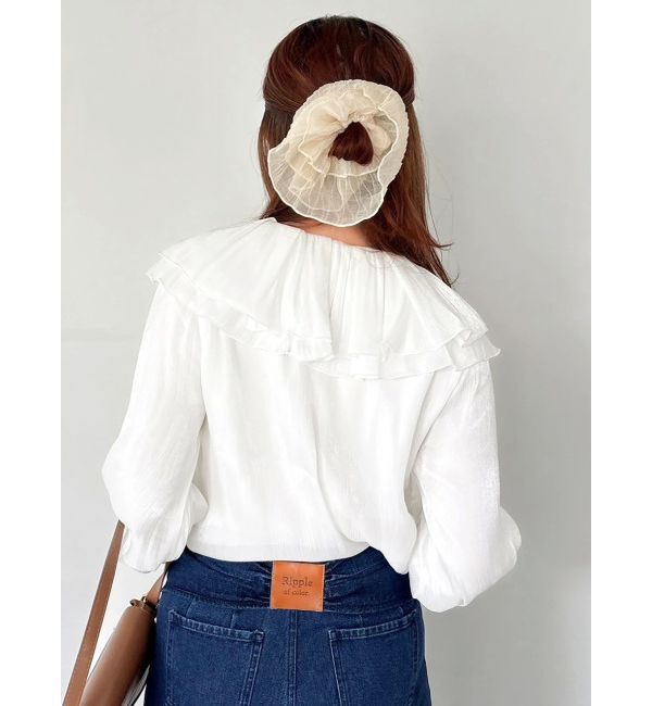 dazzlin「ピエロフリルブラウス」|シャツ・ブラウス|