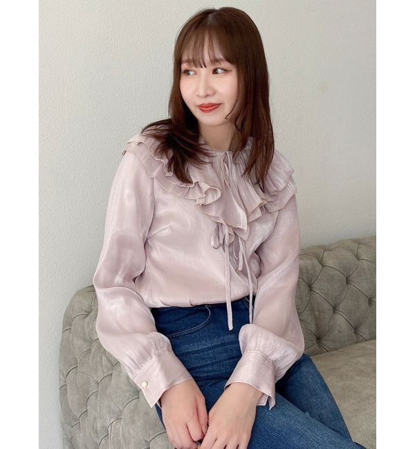 dazzlin「ピエロフリルブラウス」|シャツ・ブラウス|