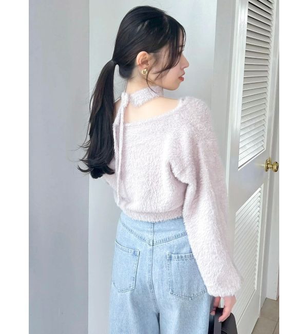 dazzlin「ミニシャギーニットボレロ」|カーディガン|