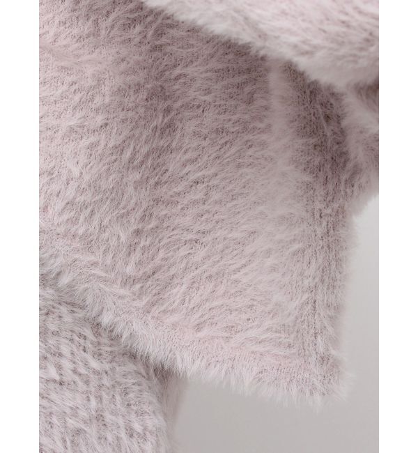 dazzlin「ミニシャギーニットボレロ」|カーディガン|