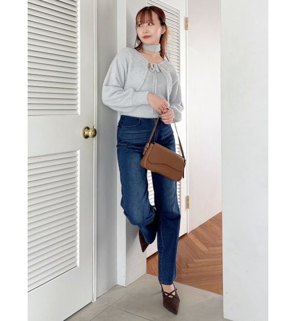 dazzlin「ミニシャギーニットボレロ」|カーディガン|