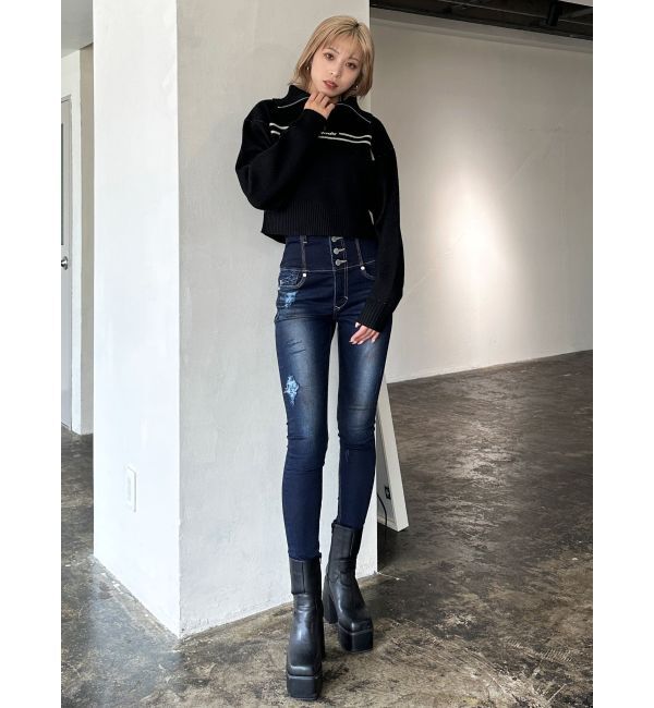 EMODA「タンクソールバルキーブーツ」|ショートブーツ|