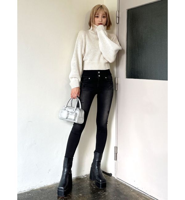 EMODA「タンクソールバルキーブーツ」|ショートブーツ|